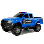 Policajné auto Pick up na naťahovanie - modré